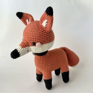 Handmade Crochet Fox Made By Rusty